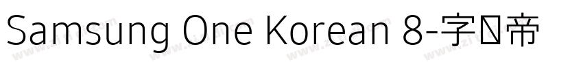 Samsung One Korean 8字体转换